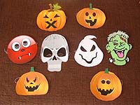 Halloween Masks (Pack of 8)
